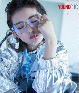 花儿与少年宋祖儿同款墨镜唐艺昕羽毛翅膀TOP欧阳娜娜太阳眼镜