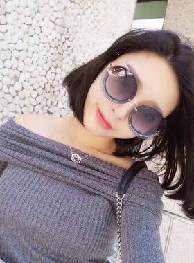 墨镜个性风太阳眼镜刘嘉玲同款