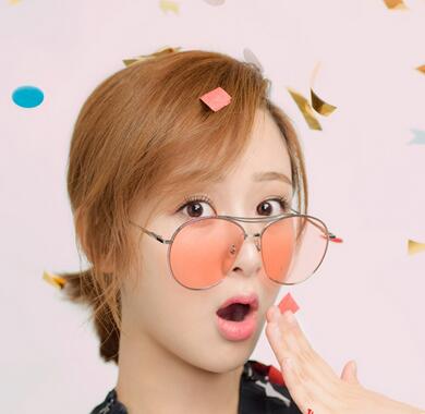 欢乐颂杨紫邱莹莹同款墨镜王子文彩色安迪韩版开车太阳眼镜