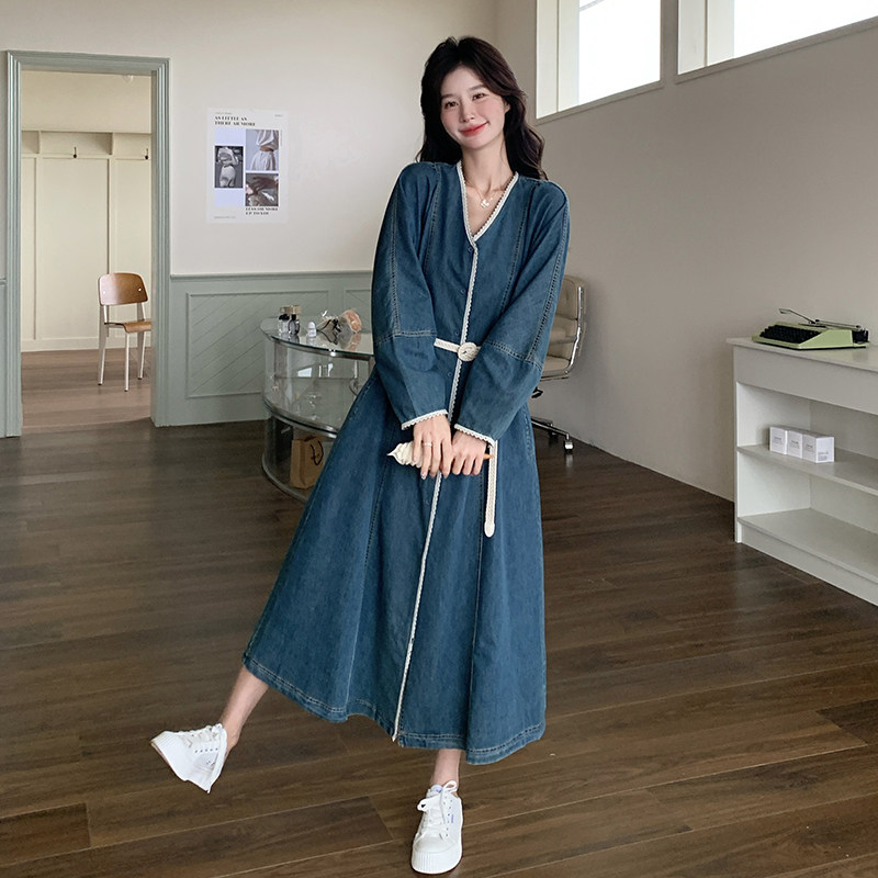 26新春款 牛仔连衣裙2B143-25023-P145-K218图片