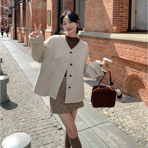 25冬款新款 短款双面羊绒2B143-6617-P250-K318图片