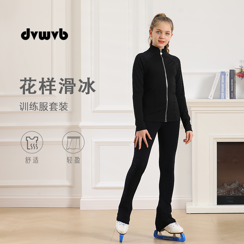 卓宝艺术定制表演服滑冰训练服