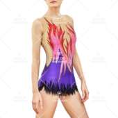 艺考形体服V2 艺术体操竞技服 卓宝 设计定制花样体操服装