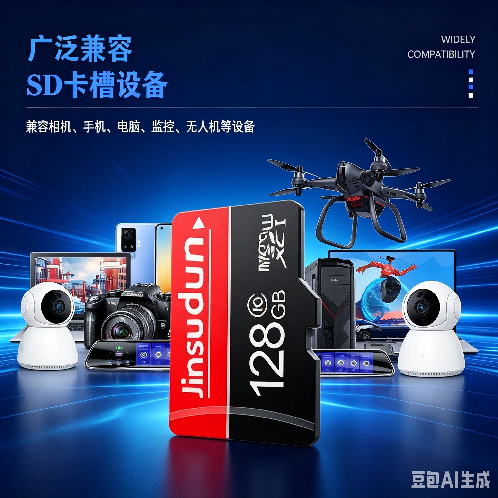 16G 32G 64G 128G低速内存卡儿童相机通用存储卡相机TF小卡sd卡