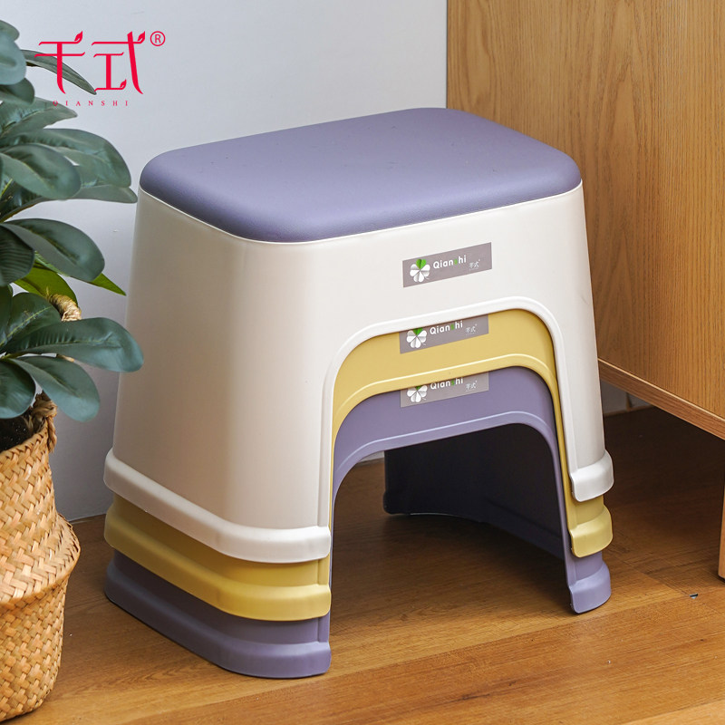 熟胶塑料小方凳加厚家用浴室防滑板凳儿童换鞋凳幼儿园成人矮凳子,住宅家具,矮凳,淘宝优惠券,粉丝福利购,淘宝优惠卷