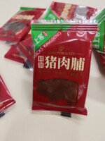 座上客精制猪肉脯猪肉干小包装厚切即食独立包装休闲靖江特产风干