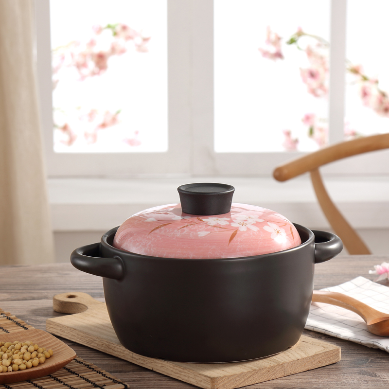 新品福传砂锅陶瓷锅汤锅砂锅炖锅陶瓷煲汤明火韩式彩色汤煲砂锅煲