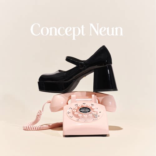 Concept Neun Dream Girl系列厚底高跟玛丽珍鞋