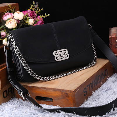 巴威利正品女包新款牛皮单肩小包