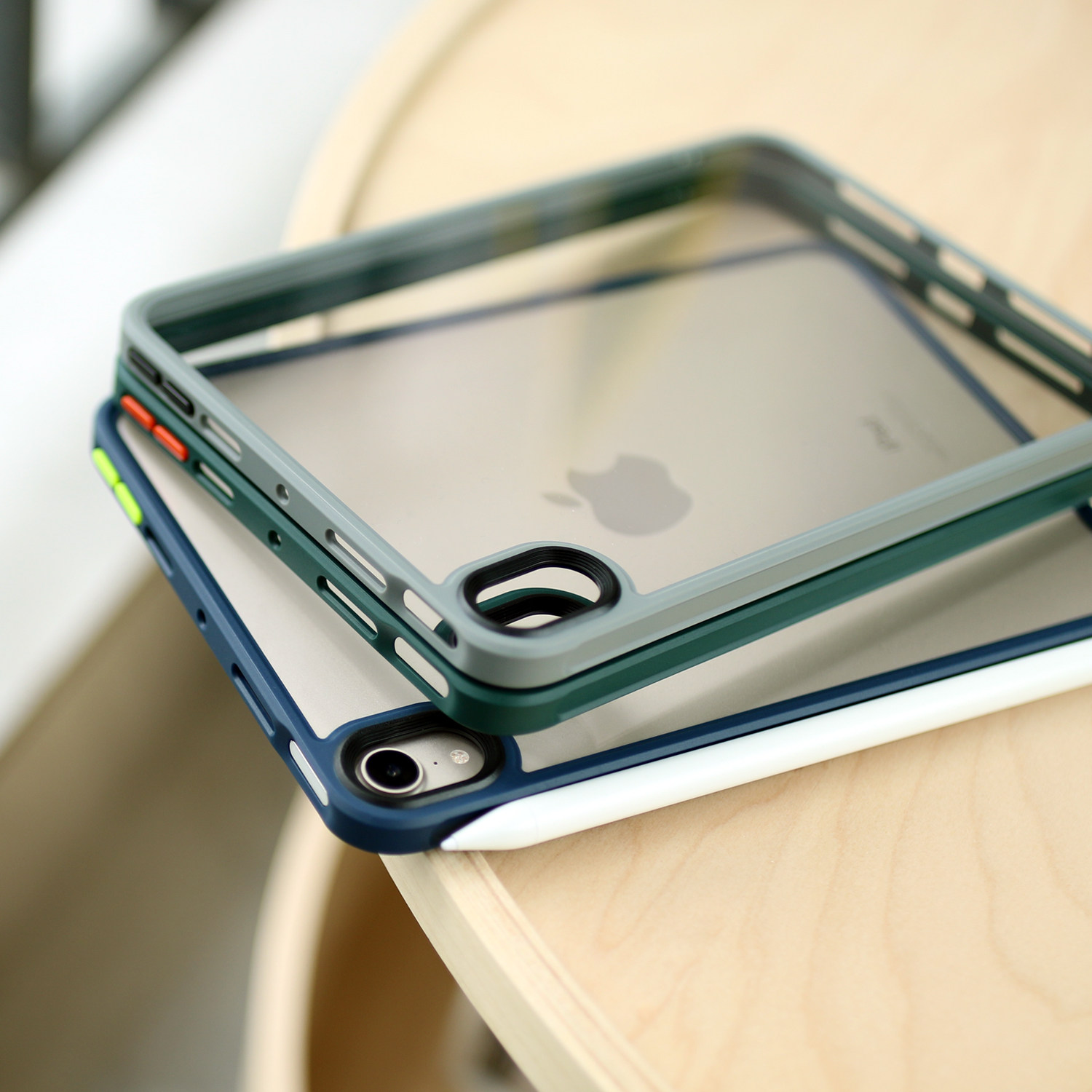 适用于苹果iPad Mini7保护套2021新款全面屏mini平板保护壳MINI6撞色边框+透明硬背板气囊防摔软胶单后壳笔槽,3C数码配件,平板电脑保护套/壳,淘宝优惠券,粉丝福利购,淘宝优惠卷