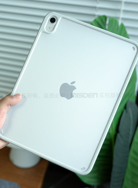 米斯登适用2025款苹果ipad 11代简约磨砂保护套10.9英寸平板电脑无盖单后外壳半透明全包软边防摔凹槽磁吸笔p
