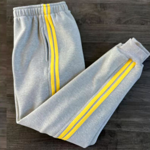 浅灰学生校服长裤子四季可定做