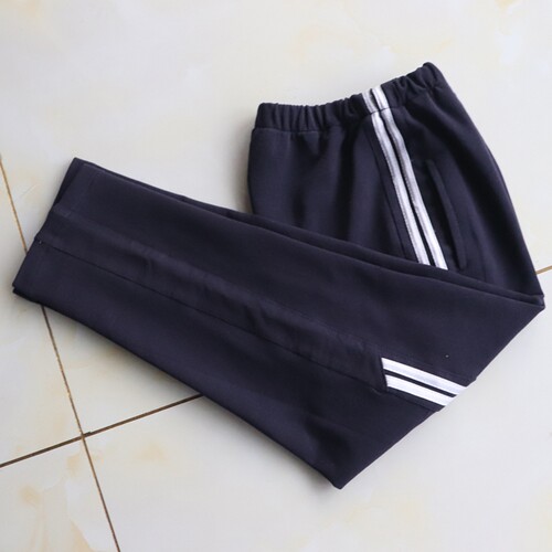 藏蓝学生校服长裤四季加绒可定做