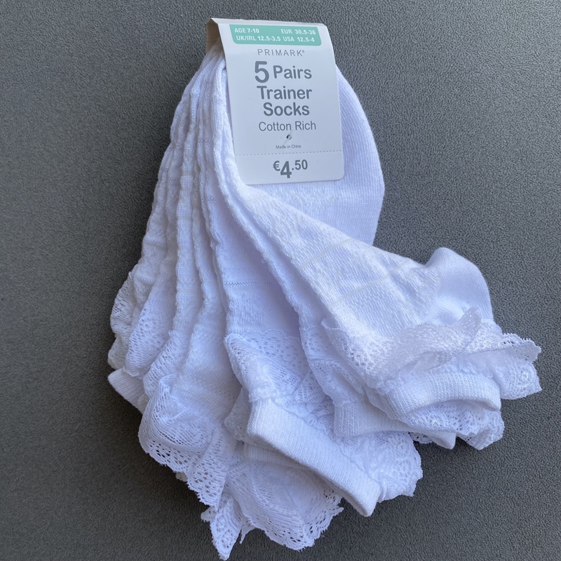 女童袜子春秋夏款白色舞蹈袜学生公主儿童女孩子透气网眼花边袜子