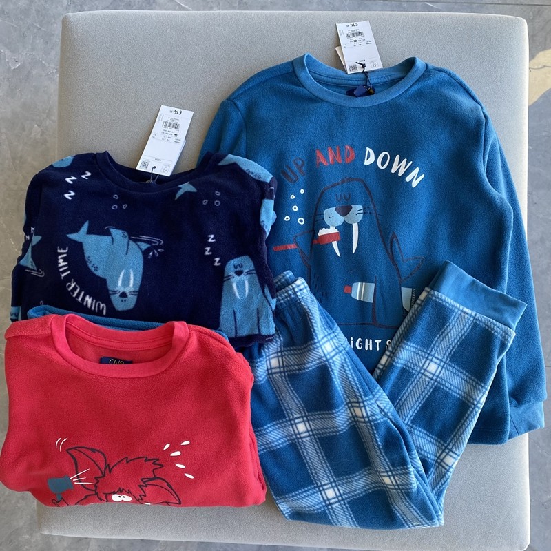 外贸单秋冬新款童装男童摇粒绒长袖长裤子保暖儿童睡衣家居服套装,童装/婴儿装/亲子装,家居服套装,淘宝优惠券,粉丝福利购,淘宝优惠卷