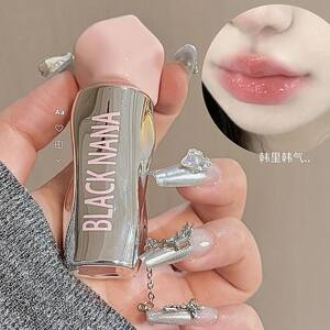 水光釉BLACK星扉沾杯口红不易滋润NANA唇镜面保湿唇彩妆嘟嘟 裸色