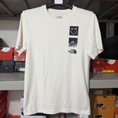 TheNorthFace 男女同款 笑脸印花棉质短袖 北面 圆领T恤夏季 8AUY