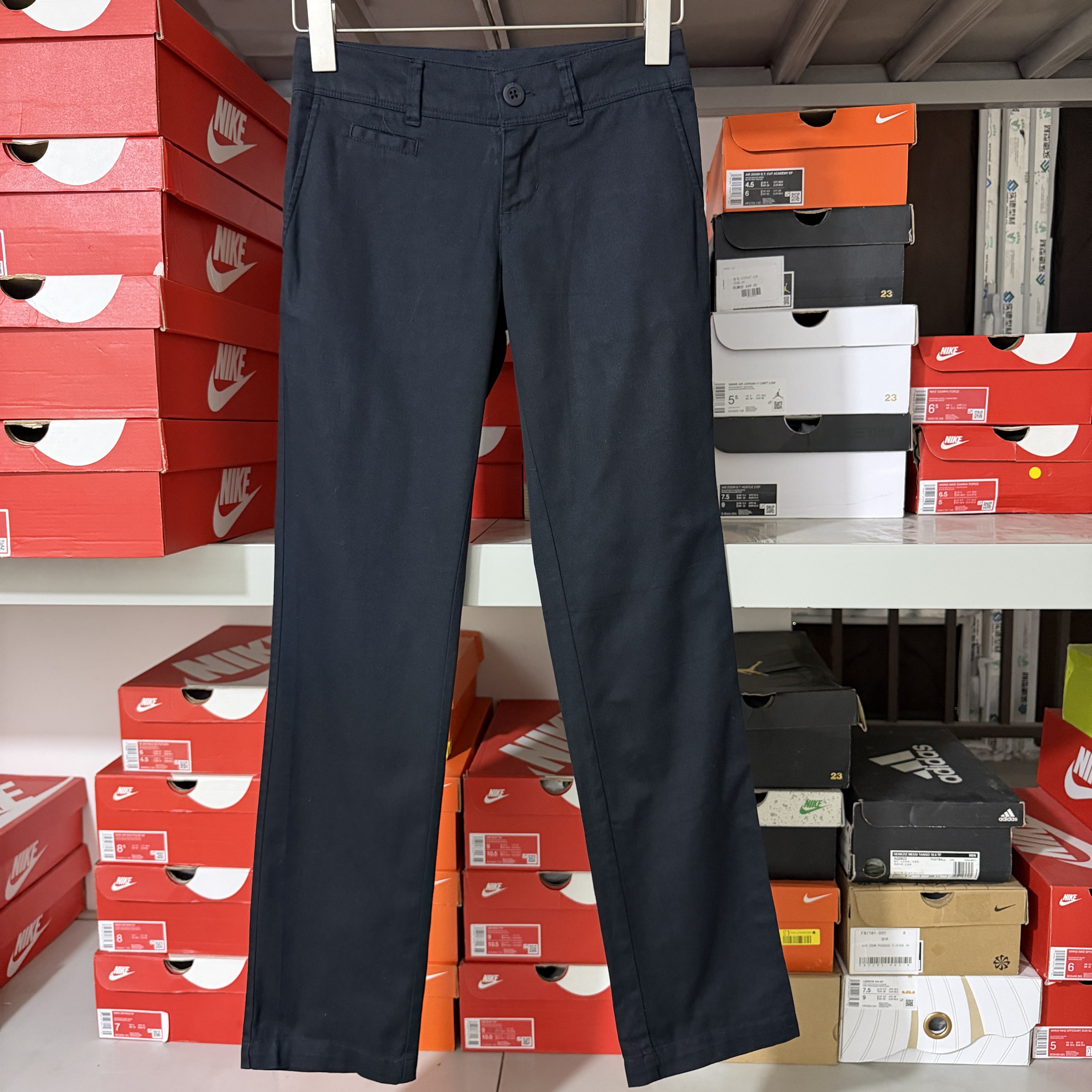 正品耐克/Nike女士春秋黑色运动长裤