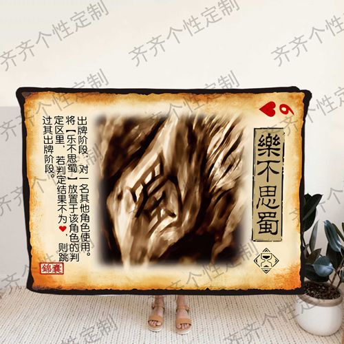 乐不思蜀法兰绒披肩盖毯