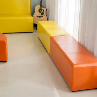 小沙发换鞋凳长皮凳实木长条沙发椅软包可储物收纳凳子坐凳店用