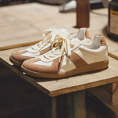 复古风低帮休闲鞋潮流透气德训鞋