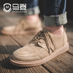 韩版潮流英伦百搭皮鞋