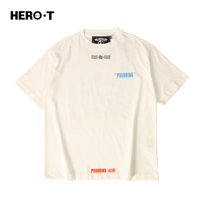 全原圆领情侣oversize短袖