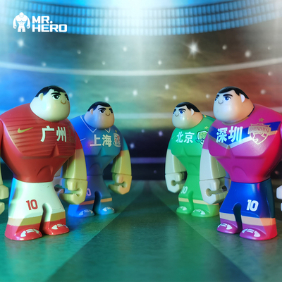 MRHERO原创设计创意手办公仔玩偶挂件摆件汽车装饰品钥匙扣足球员