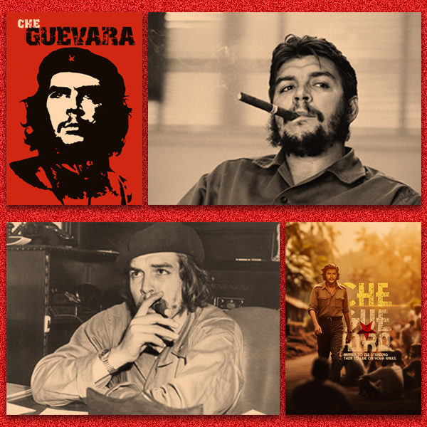 切格瓦拉红色革命励志复古牛皮纸海报酒吧咖啡厅装饰画芯壁画