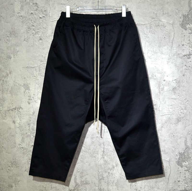 暗黑系列RODRKSHDW八分裤宽松型哈伦裤垮裤休闲裤男