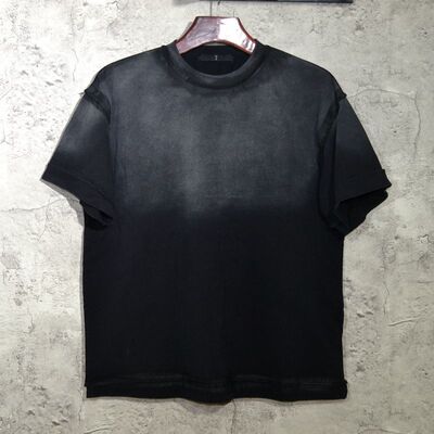 新款Damr doma julius7复古洗水做旧T恤圆领短袖男