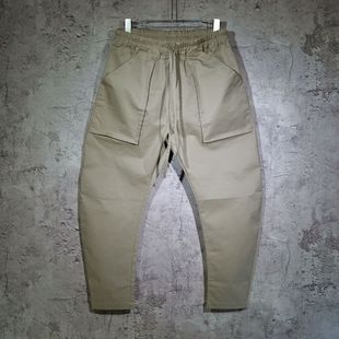 休闲裤 julus7bios立体剪裁弧形弯刀裤 男 长裤 春秋新款