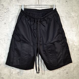 夏季新款julius7短裤宽松版型暗黑系五分裤男