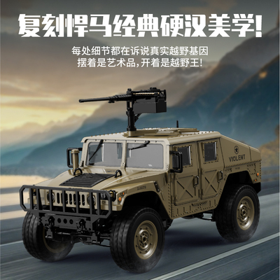 JJRC专业RC悍马遥控汽车