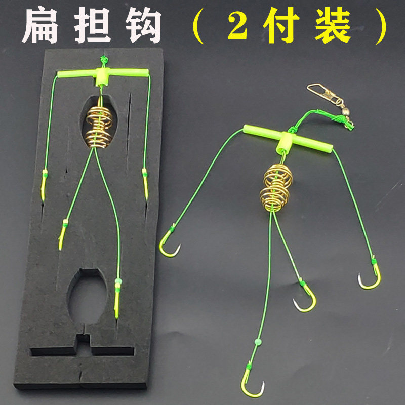 鲢鳙钓组浮钓鲢鳙串钩扁担钩三叉天平钩爆炸钩鲢鱼专用串钩线组