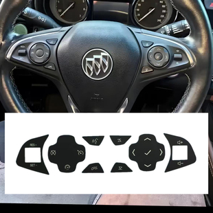 适用别克昂科威朗多功能方向盘按键车贴纸GL8es陆尊旗舰定速开关