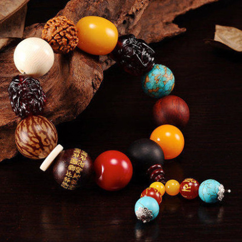 档位珠保平安符汽车挂件潮车内挡杆上佛珠菩提子摆件车载装饰用品