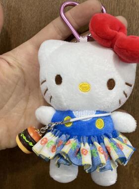 日本官方正品正版旗舰HelloKitty毛绒公仔钥匙扣书包挂饰玩偶可爱