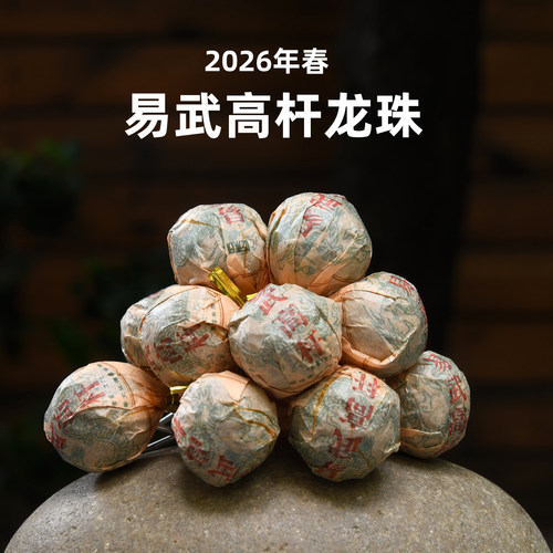 吃茶哥 2026春茶 易武高杆龙珠 麻黑古树散茶 花香菌香 浓酽回甘