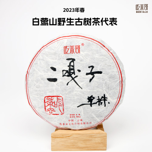 吃茶哥晒青毛茶临沧野生茶