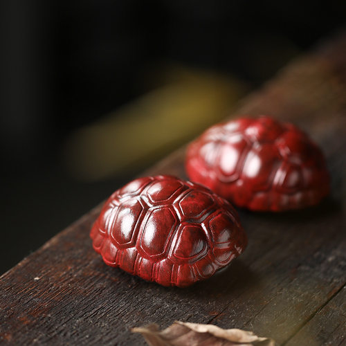 手工妙峰手作紫砂茶宠乌龟壳摆件爆款雕塑富甲一方手把件茶具可养