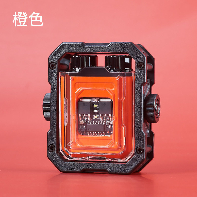 中龙ZL022D双电弧带灯打火机七夕情人节礼品充电解压陀螺打火机