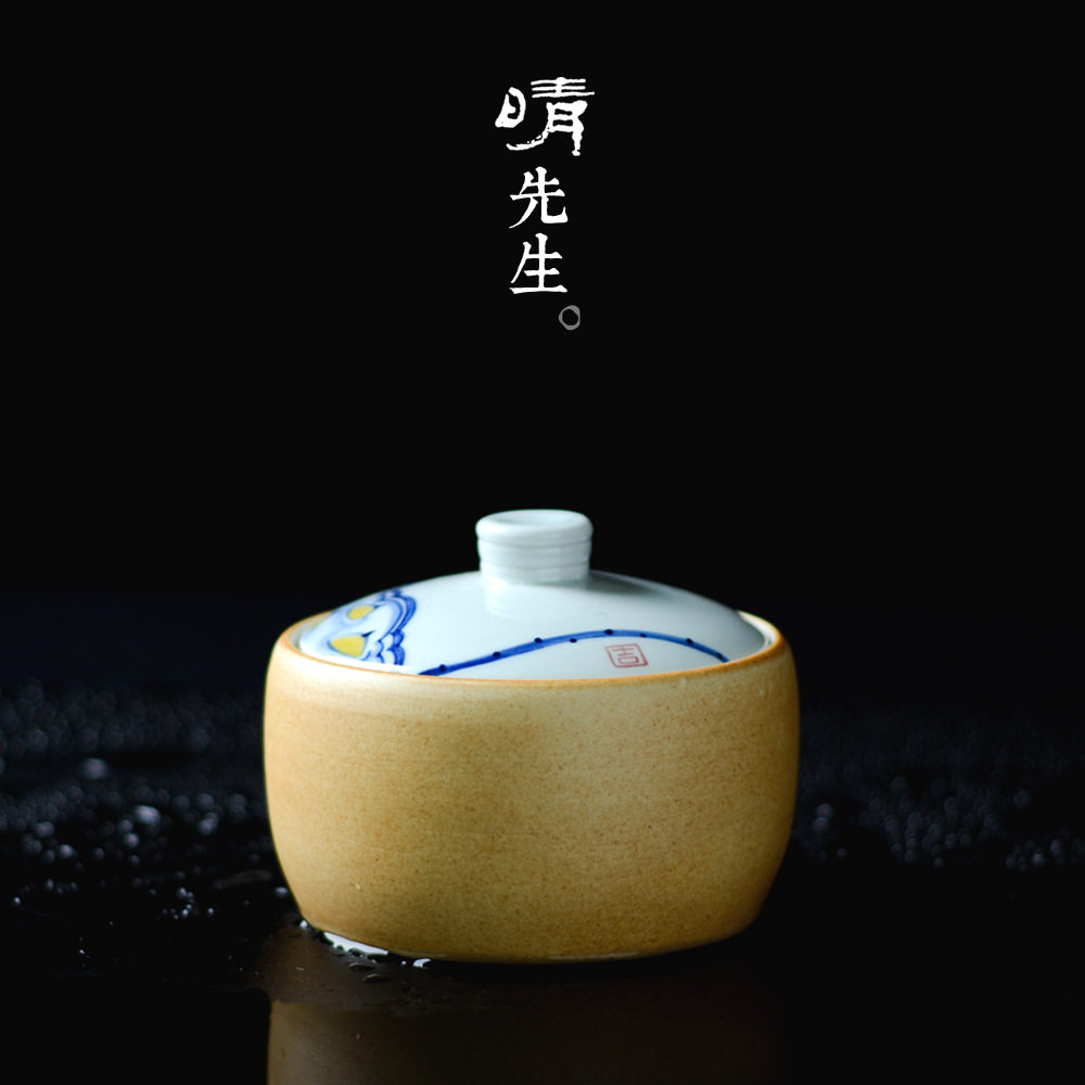 景德镇手绘瓷器燕窝炖盅陶瓷隔水炖带盖家用蒸蛋汤煲喜事连连汤盅