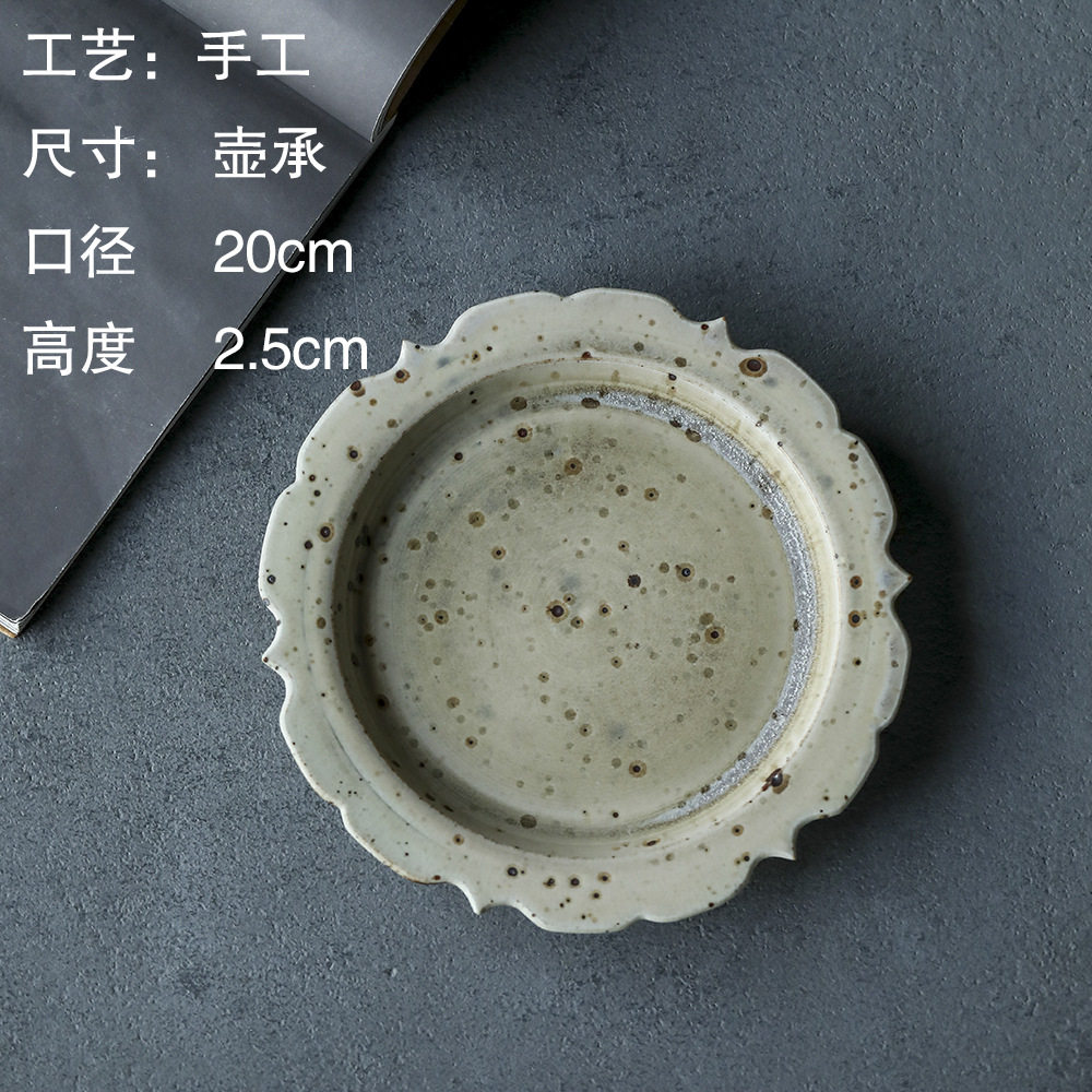 景德镇日式烟灰简约茶壶茶具套装家用禅意功夫陶瓷茶杯小号茶盘
