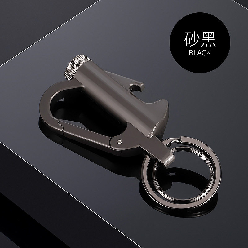 三合一钥匙扣万次火柴煤油打火机开瓶器钥匙扣一体式油仓009风暴