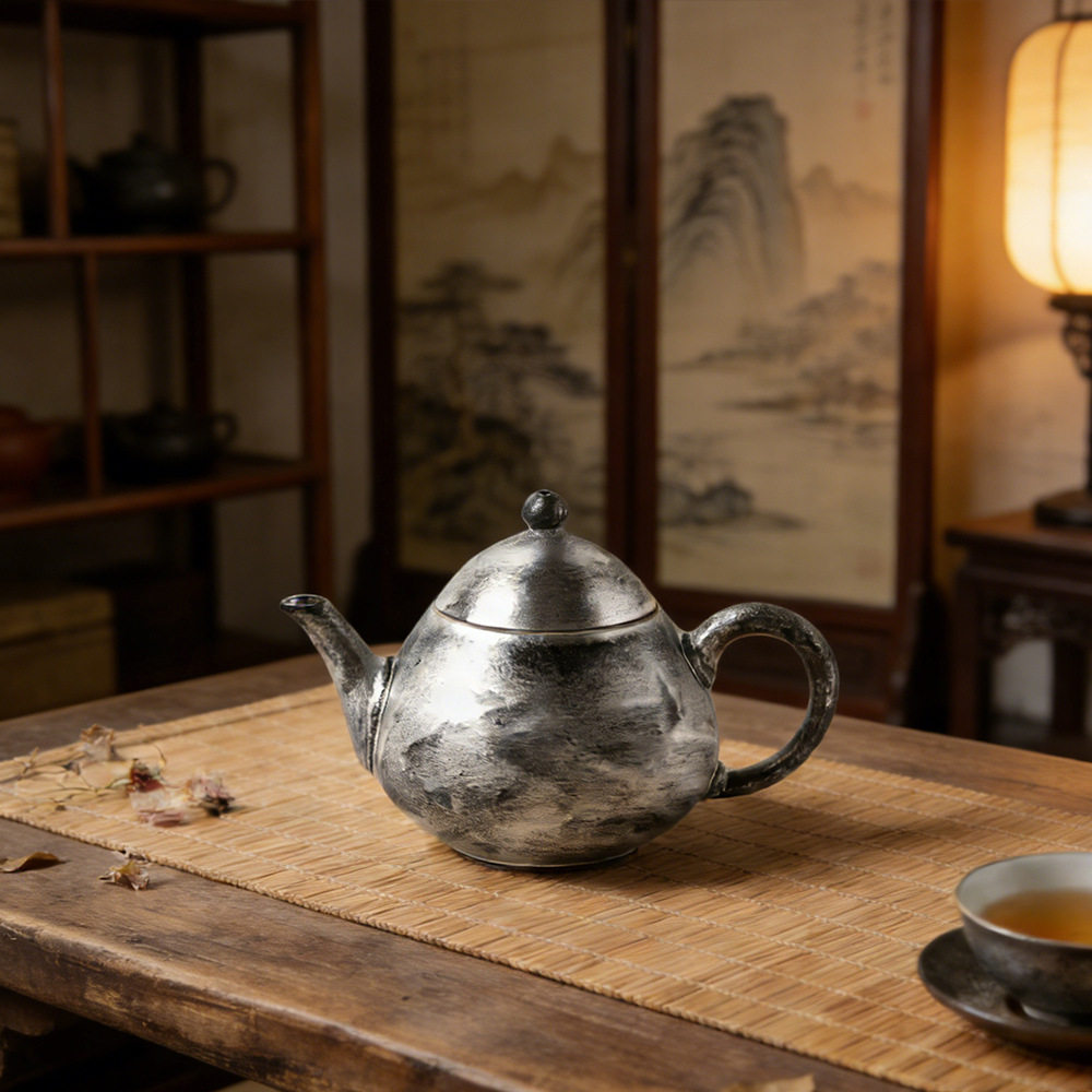 鎏银釉梨形茶壶粗陶球孔过滤陶瓷功夫茶具家用铁锈釉泡茶壶纯手工,手表,配件,淘宝优惠券,粉丝福利购,淘宝优惠卷