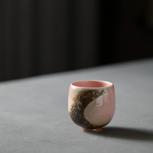 特色窑变茶杯单个景德镇功夫陶瓷碗家用品茗杯子大号主人杯单杯