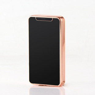 玫瑰金XF-106迷你USB创意充电点烟器下滑打火机男士礼品