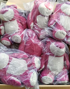 特卖会 清仓草莓熊公仔 35cm 迪士尼正品草莓熊玩偶玩具