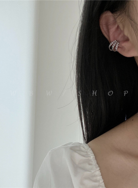小众链条耳骨夹欧美无耳洞耳夹